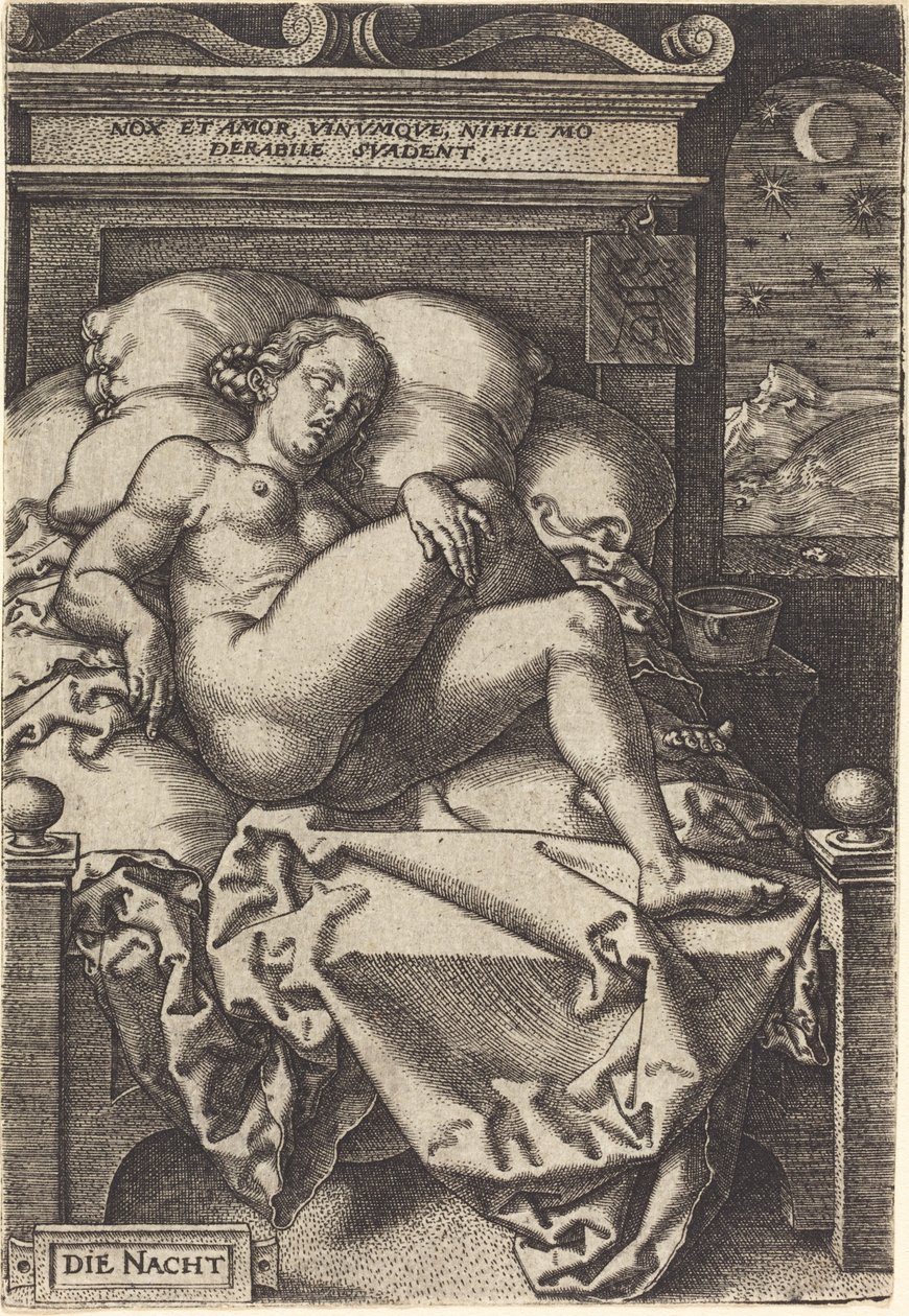 夜、1553年。 作： ハインリッヒ・アルデグリーバー