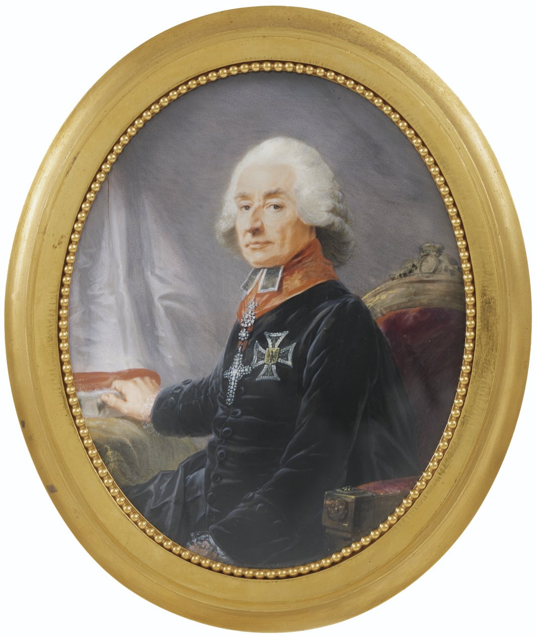 エルサルのフリードリッヒ・カール・ジョセフ男爵の肖像1719-1802、1789 作： ハインリヒ・フリードリヒ・フューガー