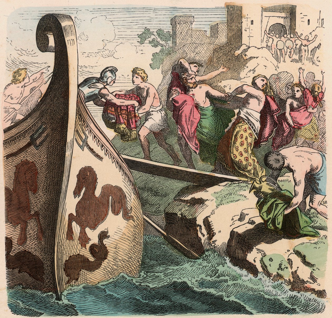 古代ギリシャ海の旅、海賊
