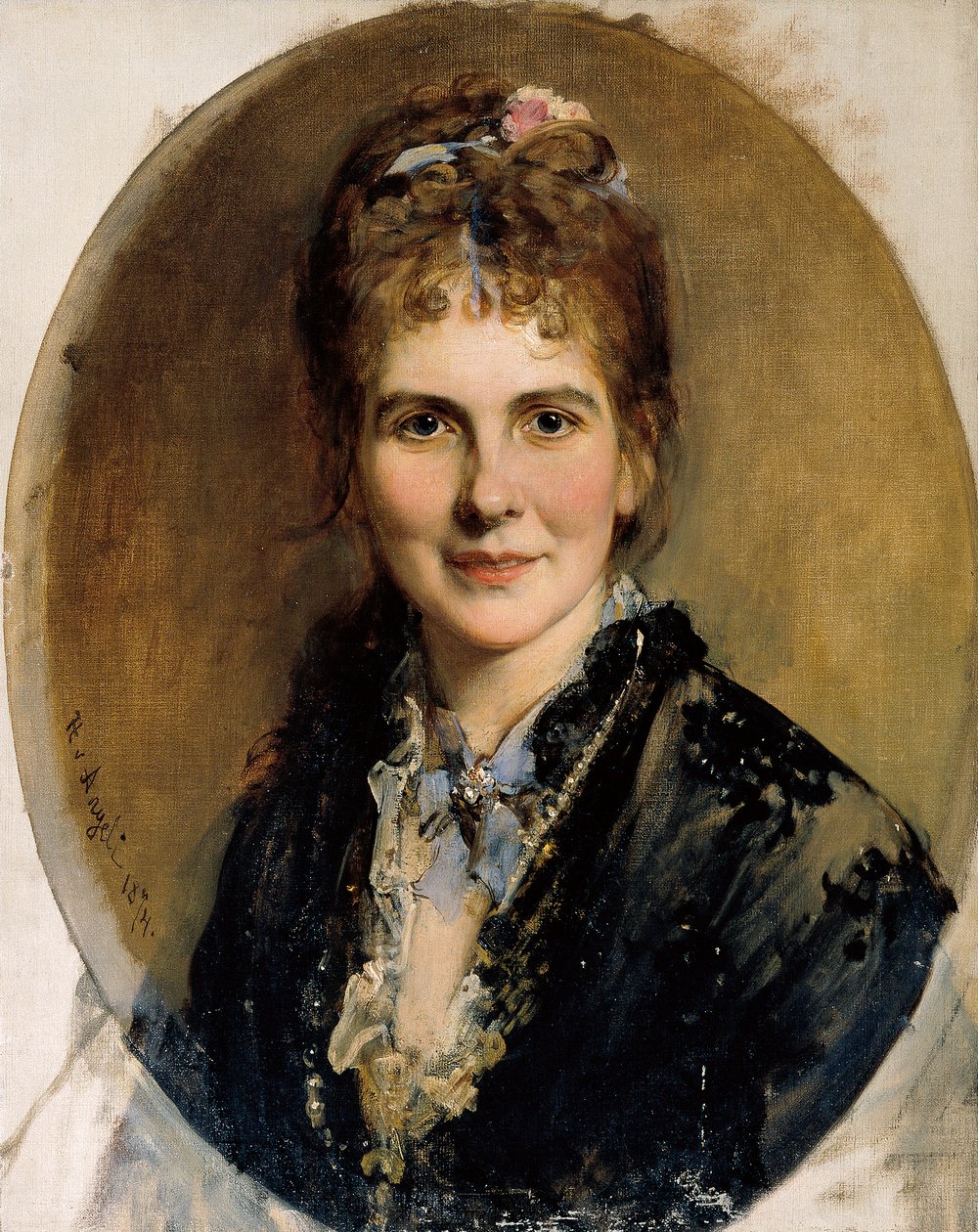若い女性のバスト 作： ハインリッヒ・フォン・アンジェリ