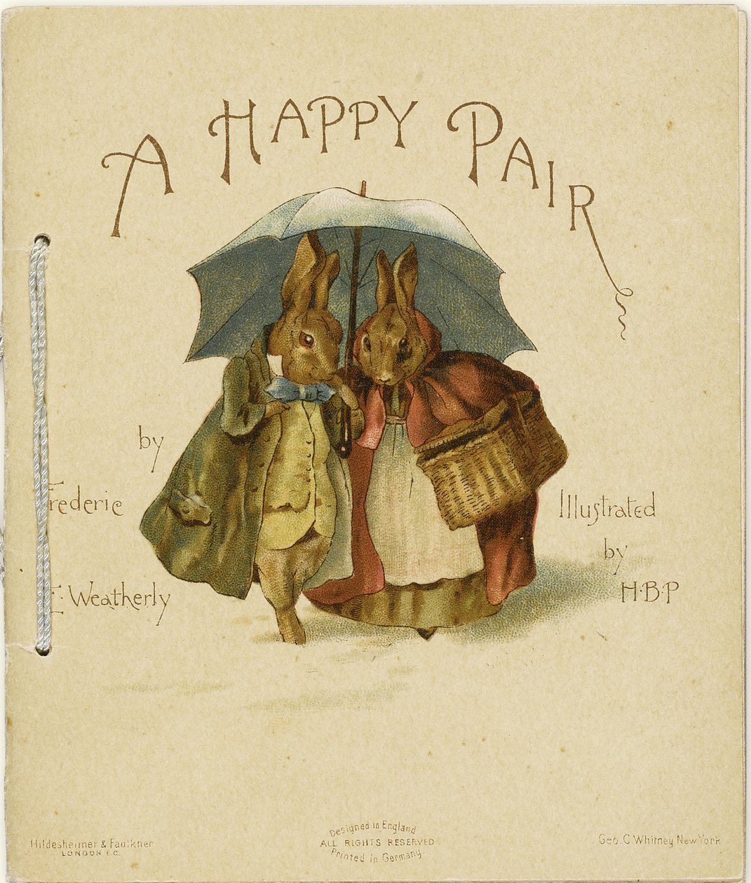 フレデリック・ウェザリーによる幸せなペアのイラスト、1890 作： ヘレンビアトリクスポター