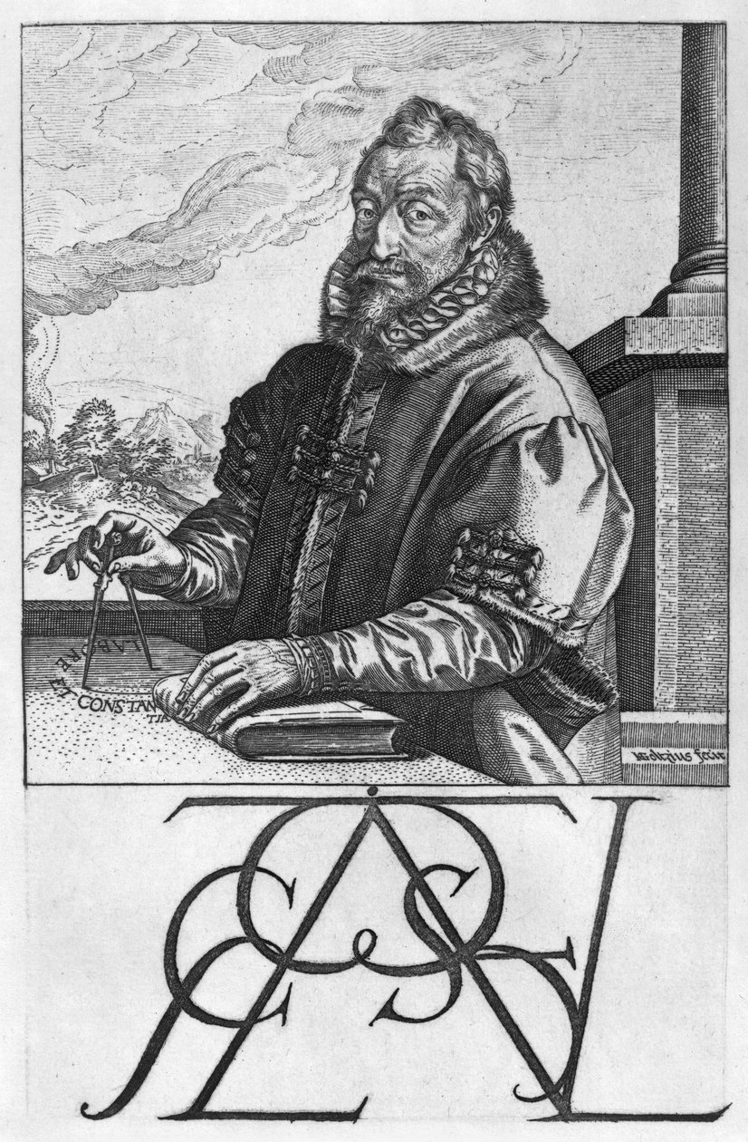 クリストフ・プランタン（c.1520-89） 作： ヘンドリック・ゴルツィウス
