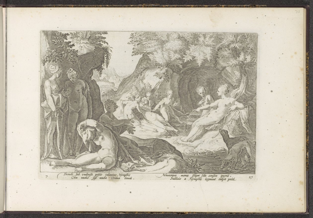 ダイアナがカリストの妊娠を発見 Ovid