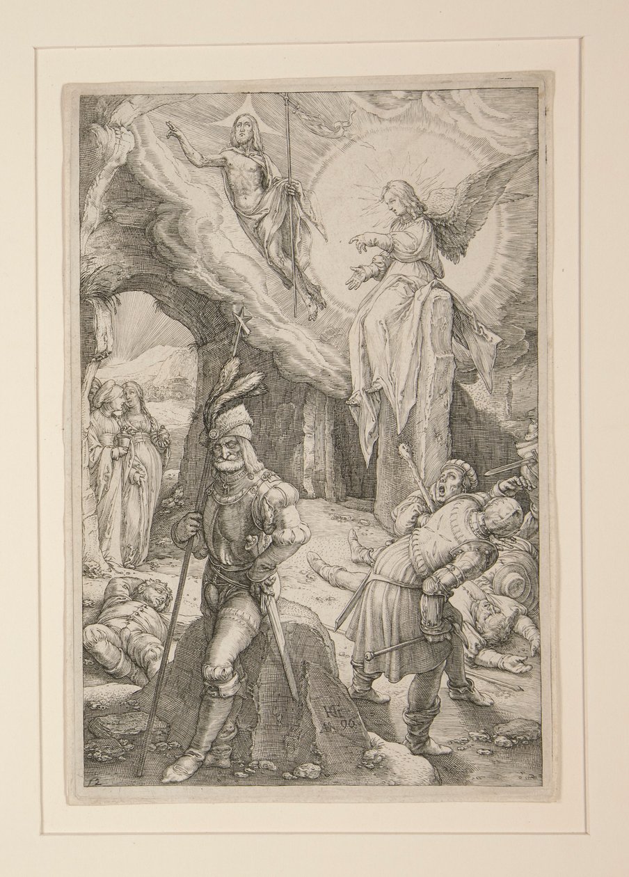The Resurrection, from The Passion, #12 in a series of 12 engraving 作： ヘンドリック・ゴルツィウス