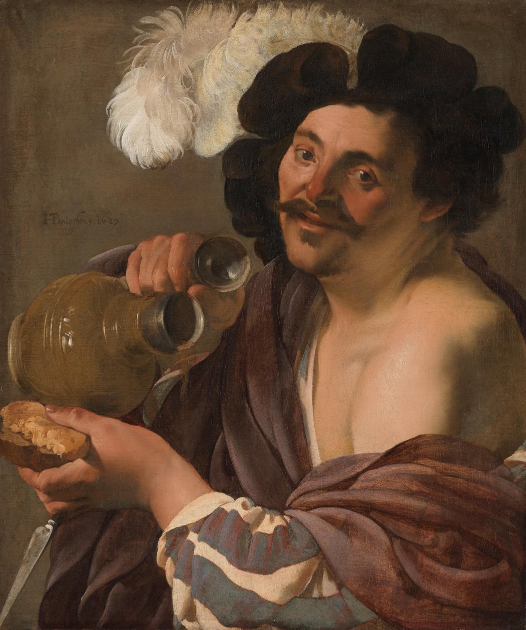 酒飲み 作： ヘンドリック・テル・ブルッヘン