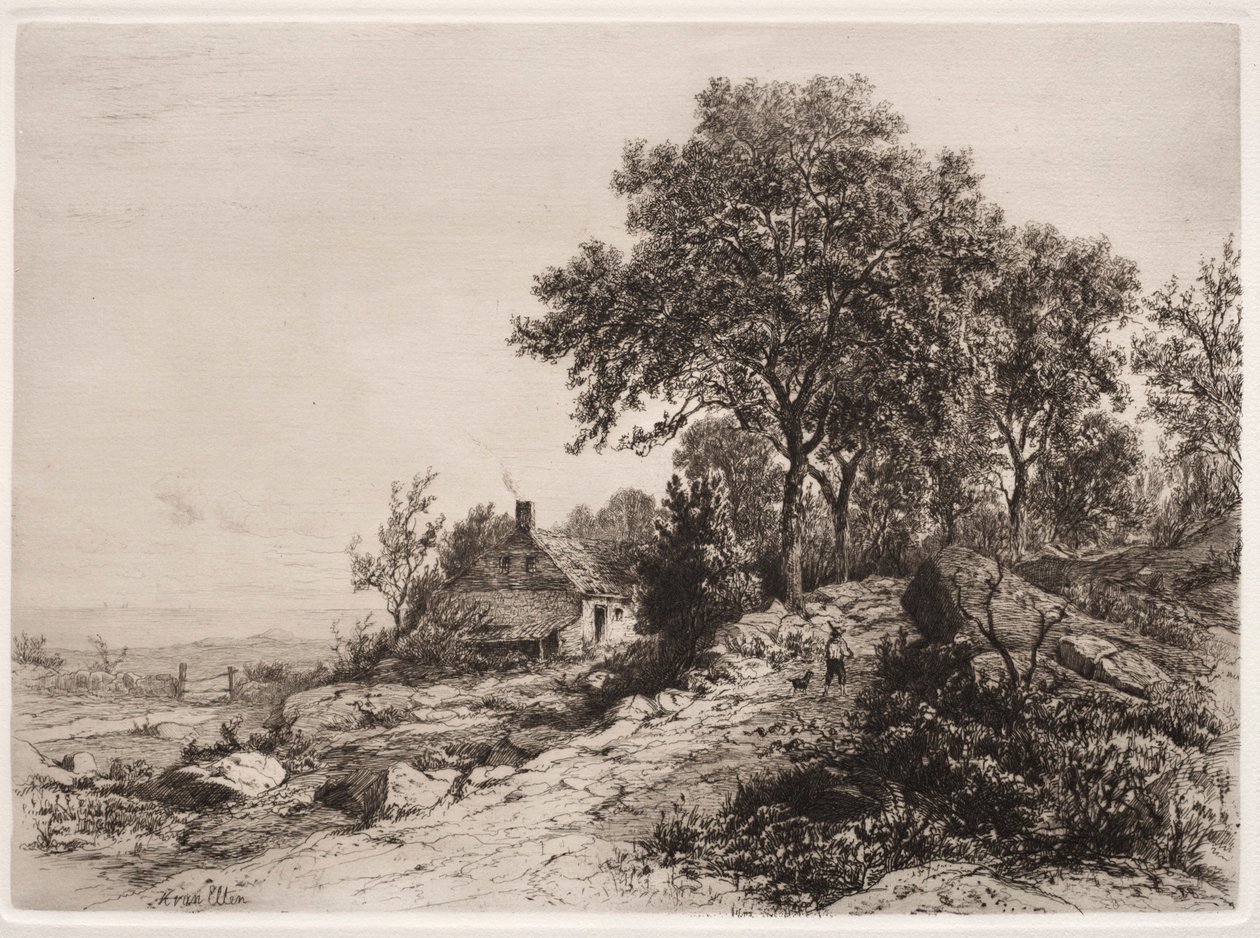海辺のコテージ 作： Hendrik Dirk Kruseman van Elten