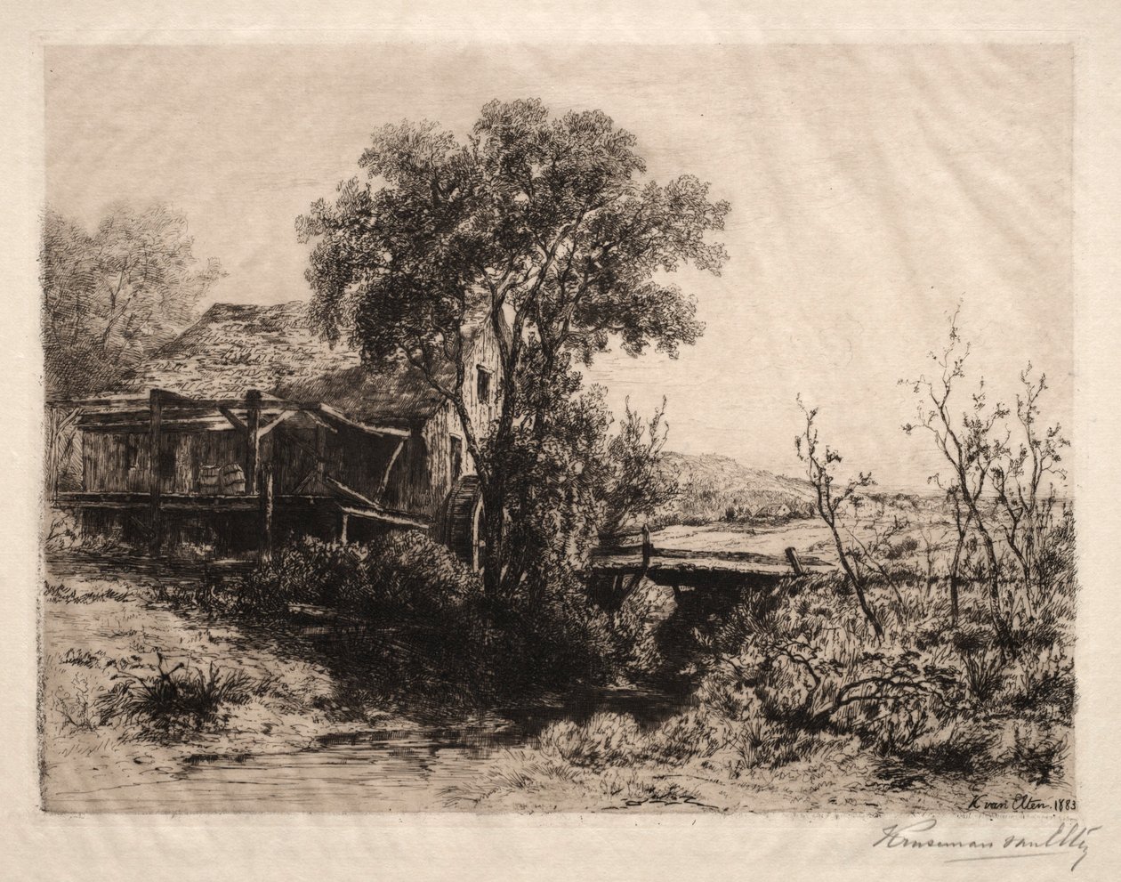 荒れ果てた工場 作： Hendrik Dirk Kruseman van Elten