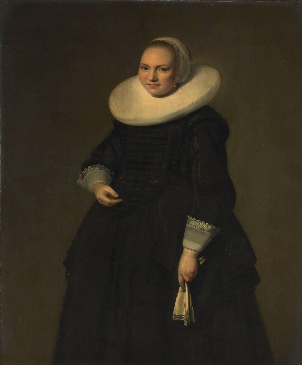 女性の肖像 作： Hendrik Gerritsz Pot（に帰属）