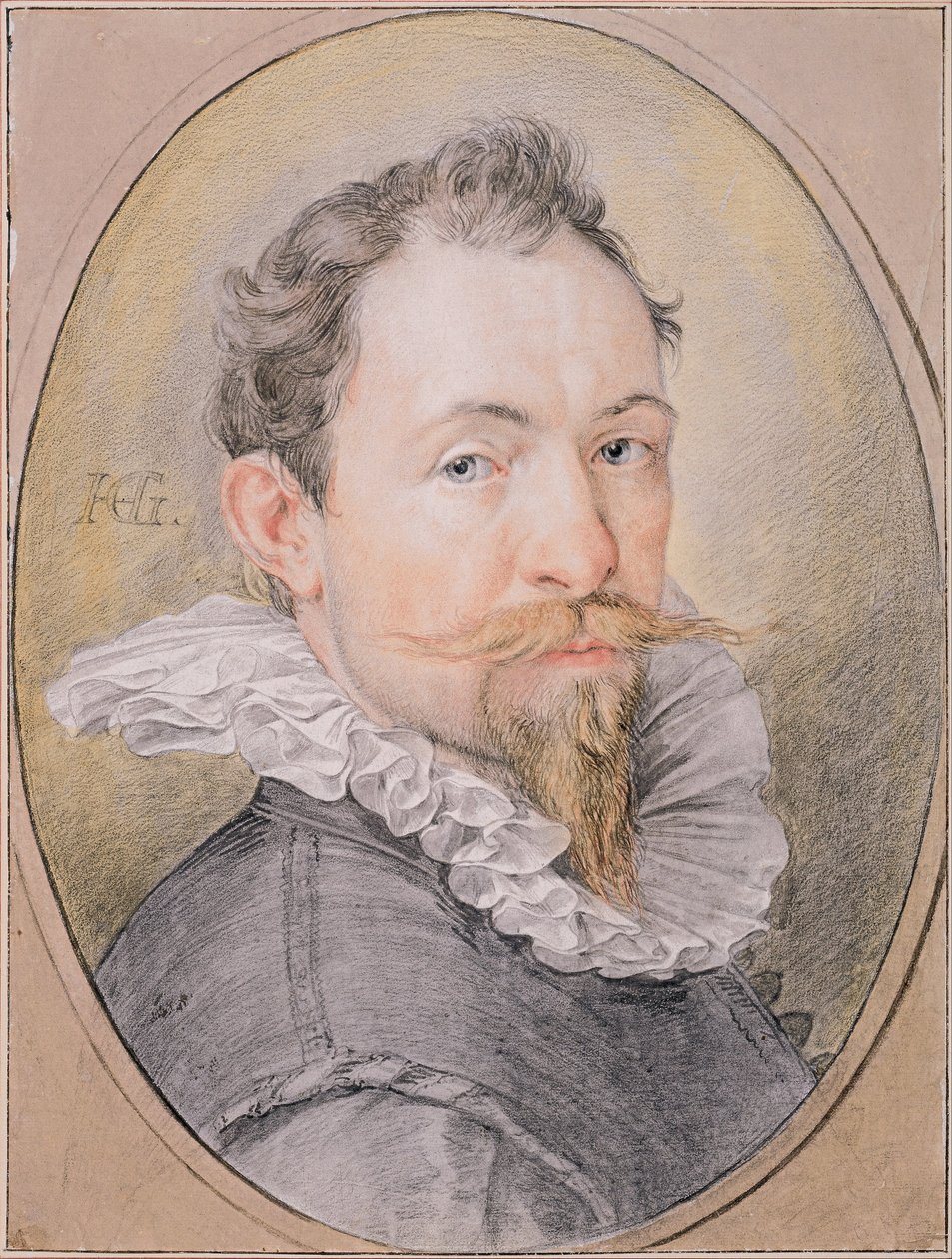 自画像、1593-1594年頃 作： ヘンドリック・ゴルツィウス