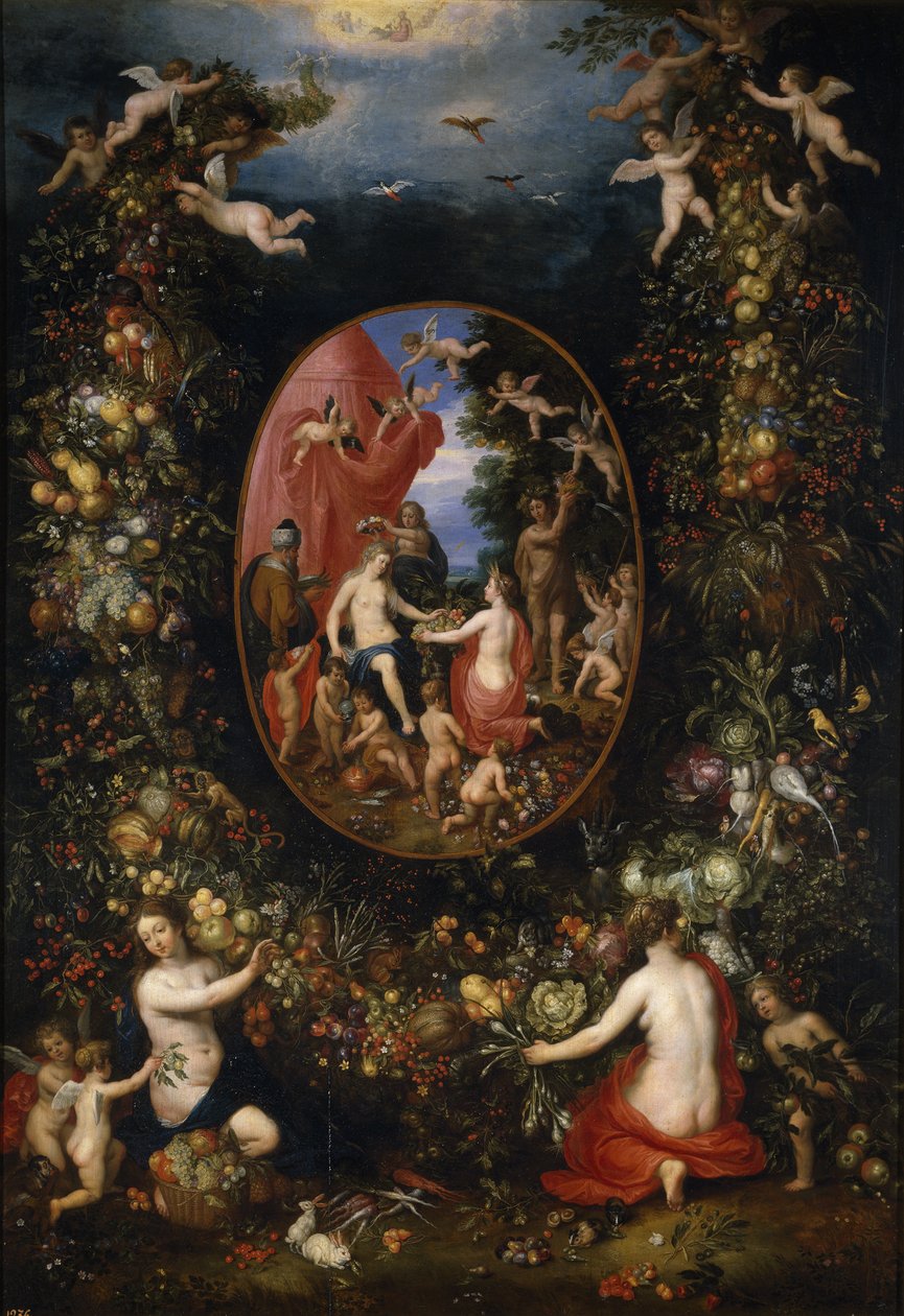 Cybele and Seasons、before 1618 作： ヘンドリック・ヴァン・ザ・エルダー・バレン