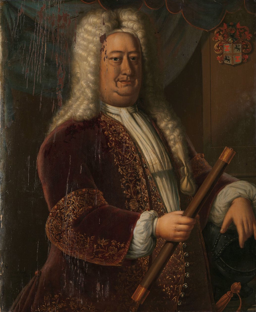 ダーク・ヴァン・クルーン (1730-1735) オランダ領東インド総督ディルク・ヴァン・クルーンの肖像 作： ヘンリック・ファン・デン・ボッシュ
