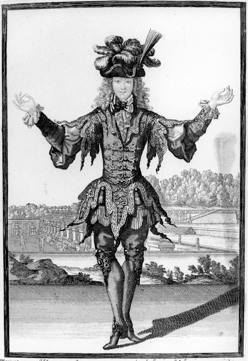 ダンサーの格好の男、1695年頃 作： アンリ・ボナール