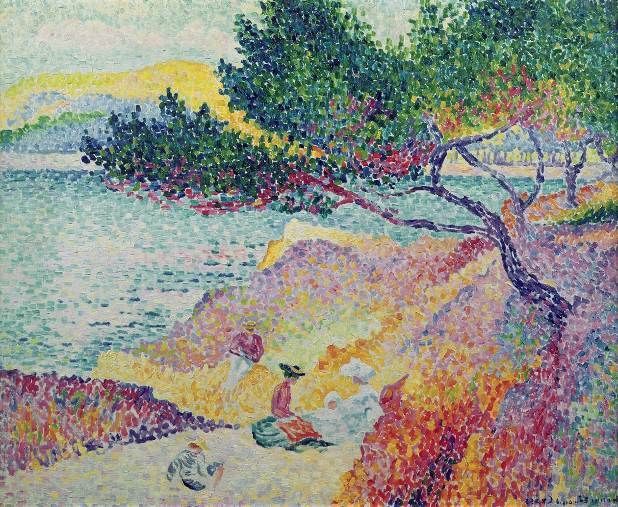 セントクレアビーチ、1906-07 作： アンリ・エドモンド・クロス