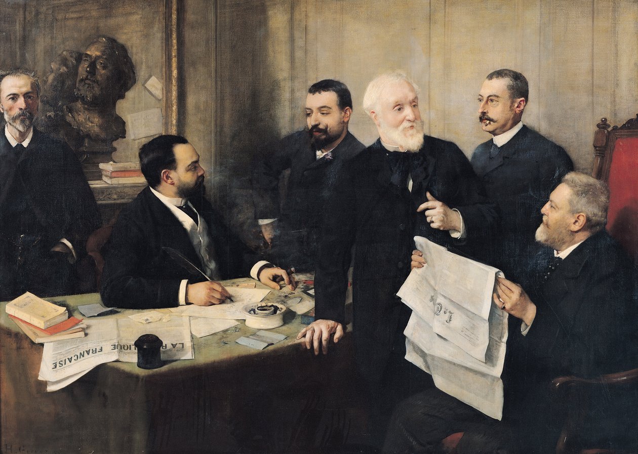 「ラレピュブリックフランセーズ」の理事会、1890 作： アンリ・ジェルベックス