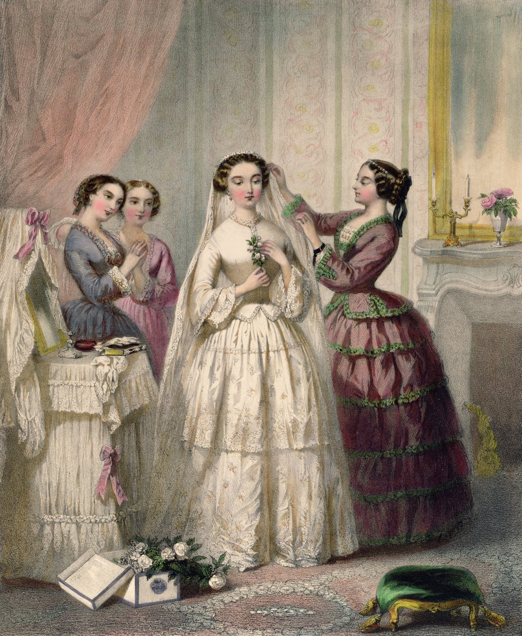J.バタニエ、1852-53によって刻まれた花嫁 作： アンリ・ラフォン