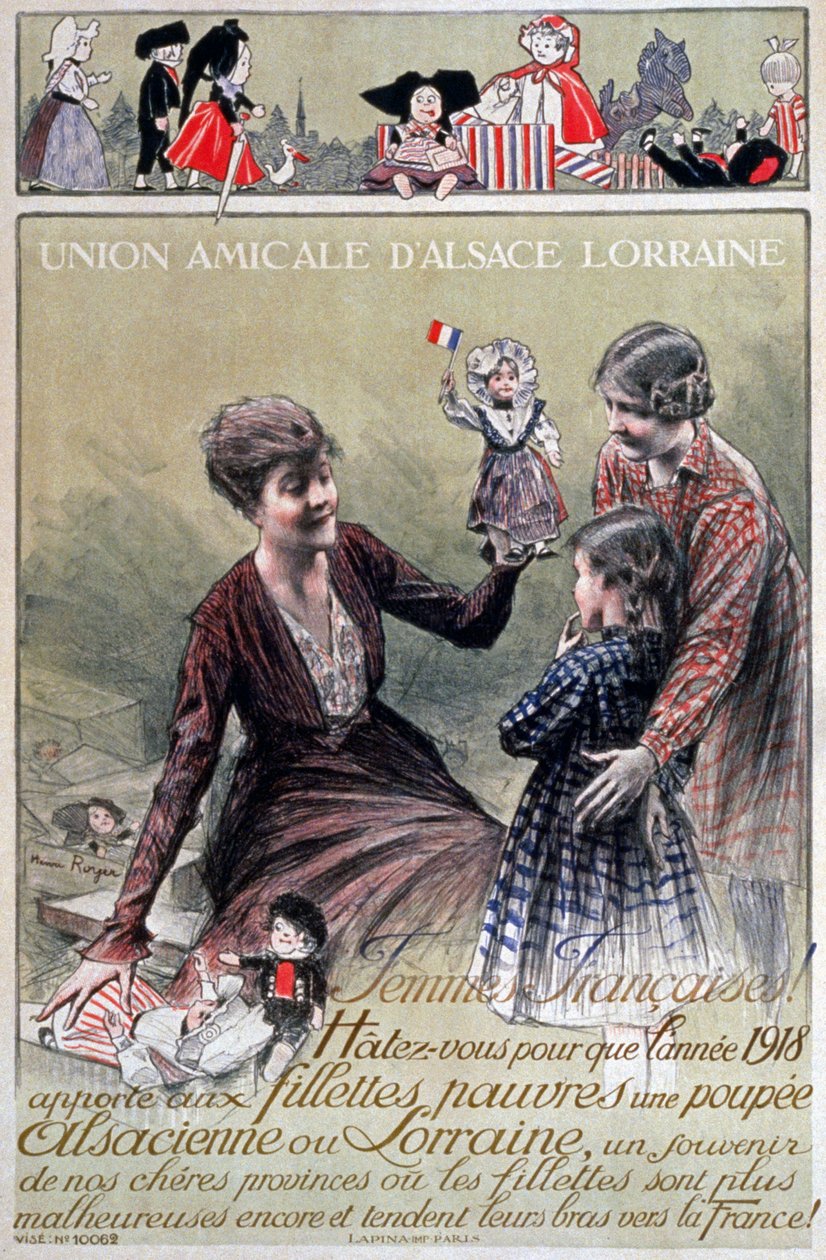 1918年、アルザスロレーヌ友好組合 作： アンリ・ロイヤー