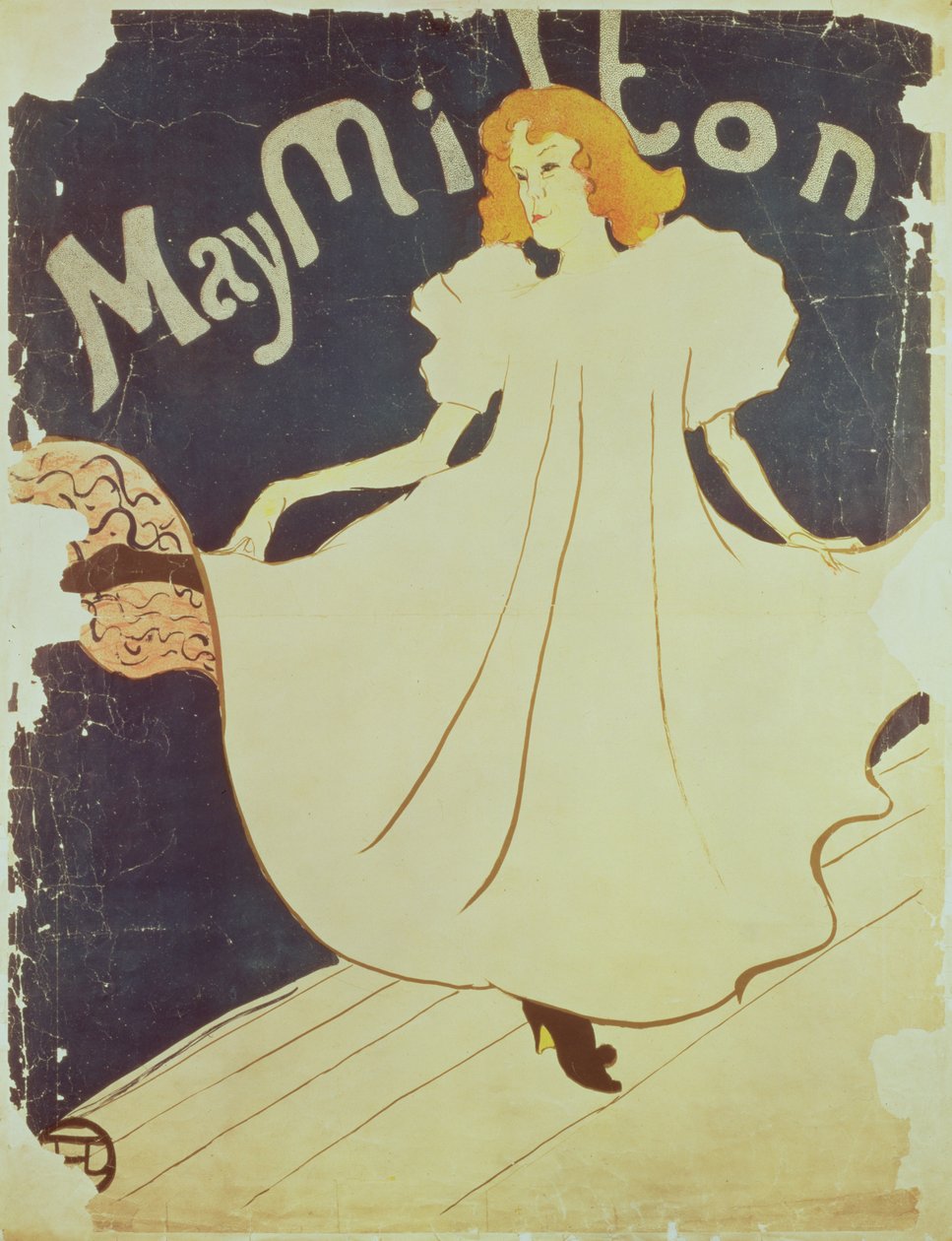 メイミルトン、フランス、1895年 作： アンリ・ド・トゥールーズ・ロートレック