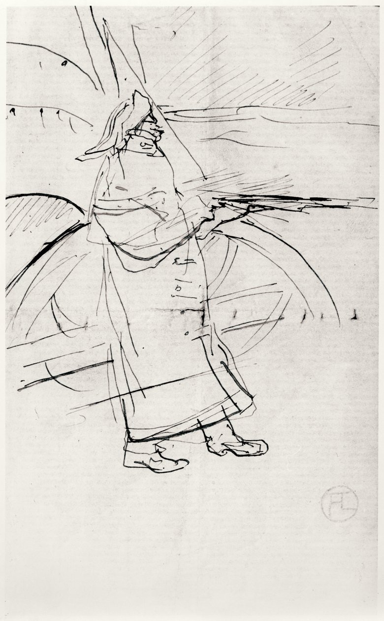 モーリス・ジョイアント・オブ・ポートレイト（1864-1930）1900 作： アンリ・ド・トゥールーズ・ロートレック