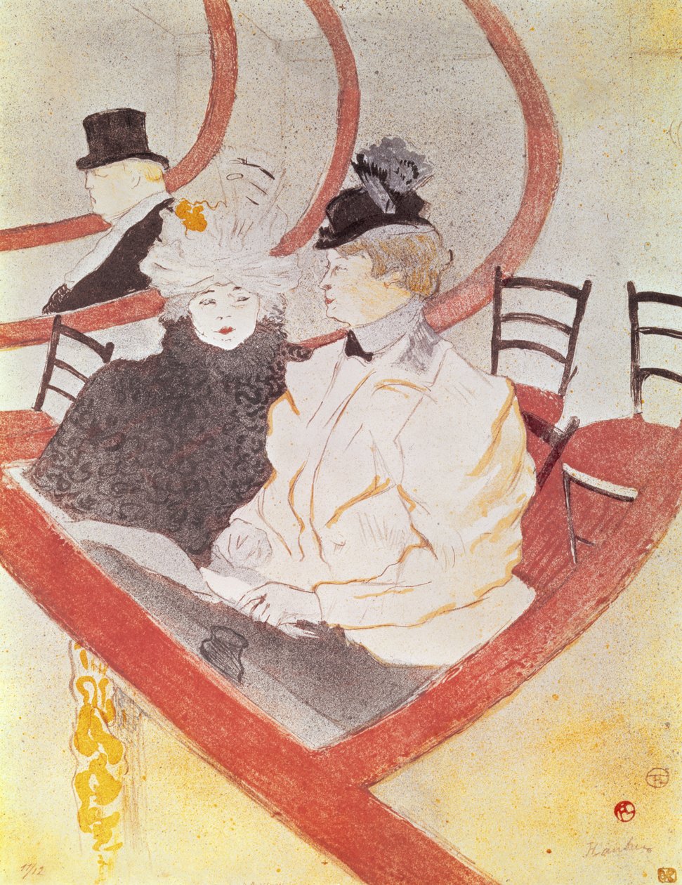 Grande Loge、1897（15811も参照） 作： アンリ・ド・トゥールーズ・ロートレック