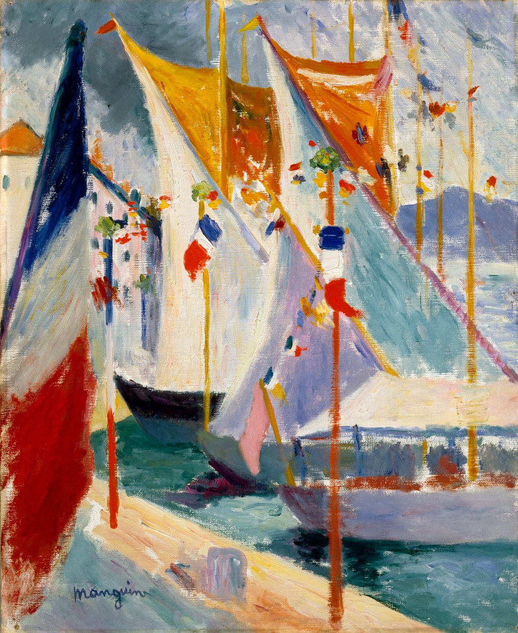 Porto de Saint-Tropez 作： アンリ・シャルル・マンギン
