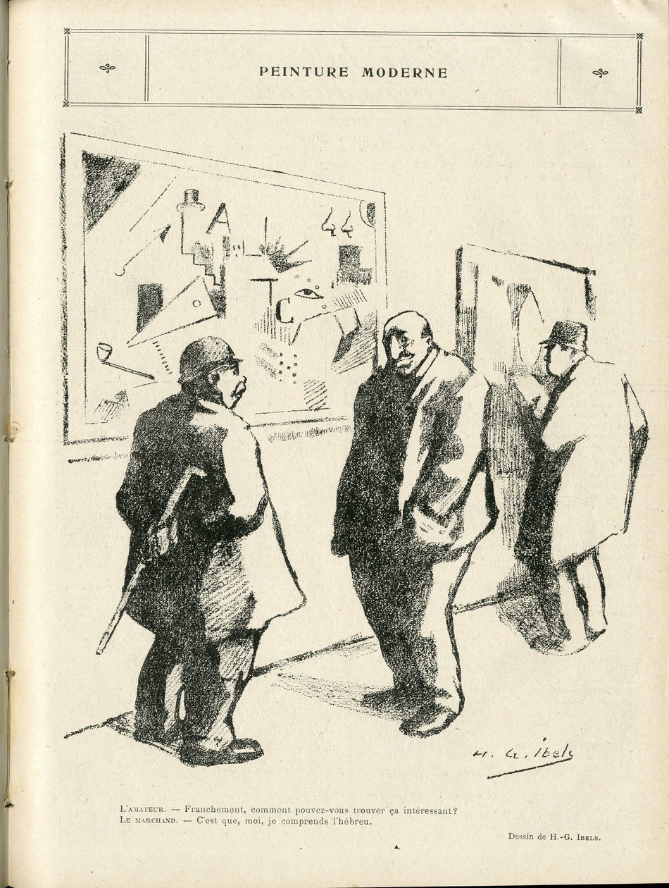 H.G.イベルス（1867-1936）によるイラスト（Le Rire紙、04/02/22） - 近代絵画 - 芸術、反ユダヤ主義、前衛 - ユダヤ人 作： アンリ・ガブリエル・イベルス
