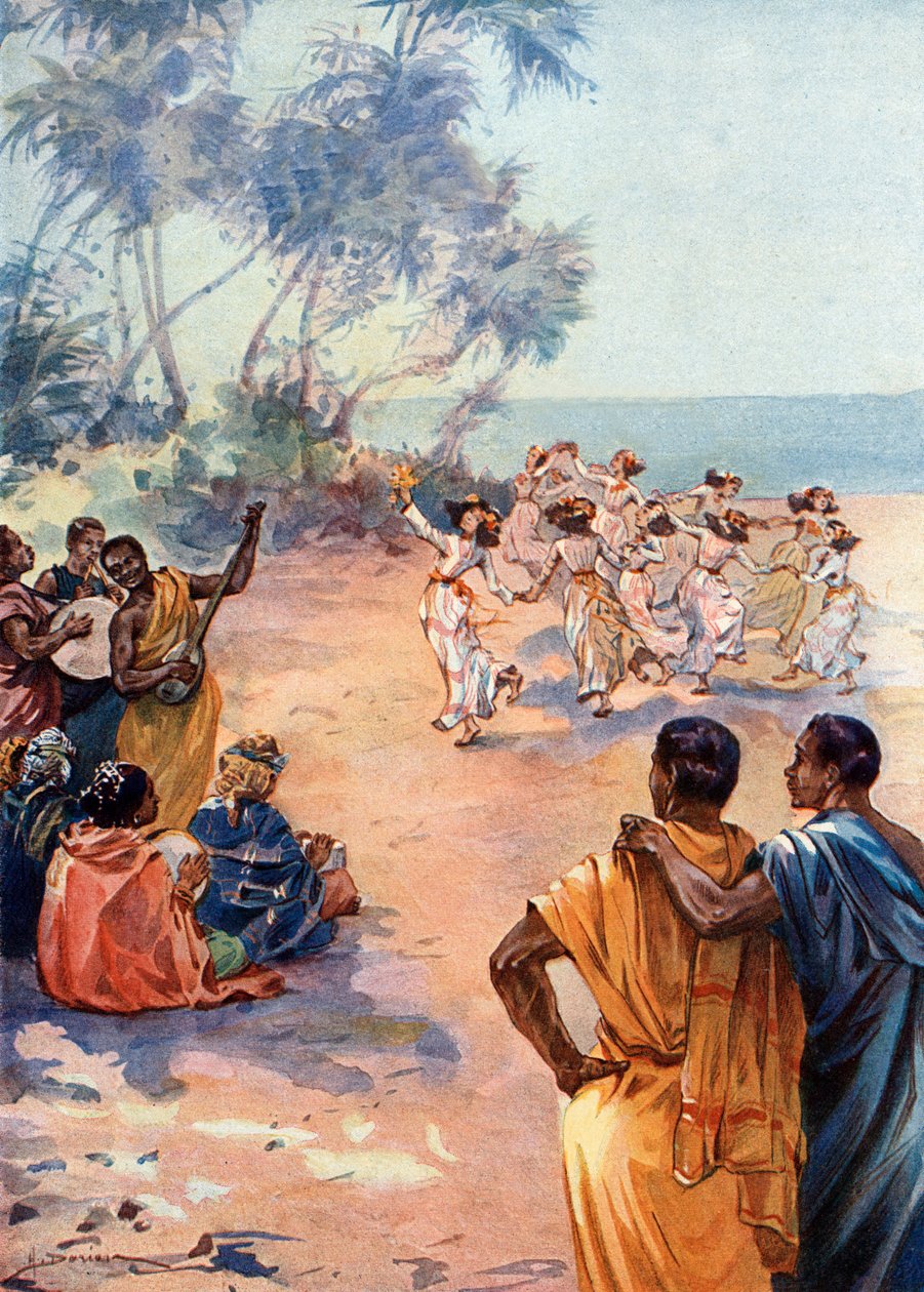 View of Tahiti under the regne of Pomare IV (1813-1877) (View of Tahiti at the times of Pomare IV   1440400   ja       japanese Successfully Translated  Original: Landscape with Milkmaid Translat: Landscape with Milkmaid 1433586 ja japanese Successfully Tr 作： アンリ・ガストン・ダリエン