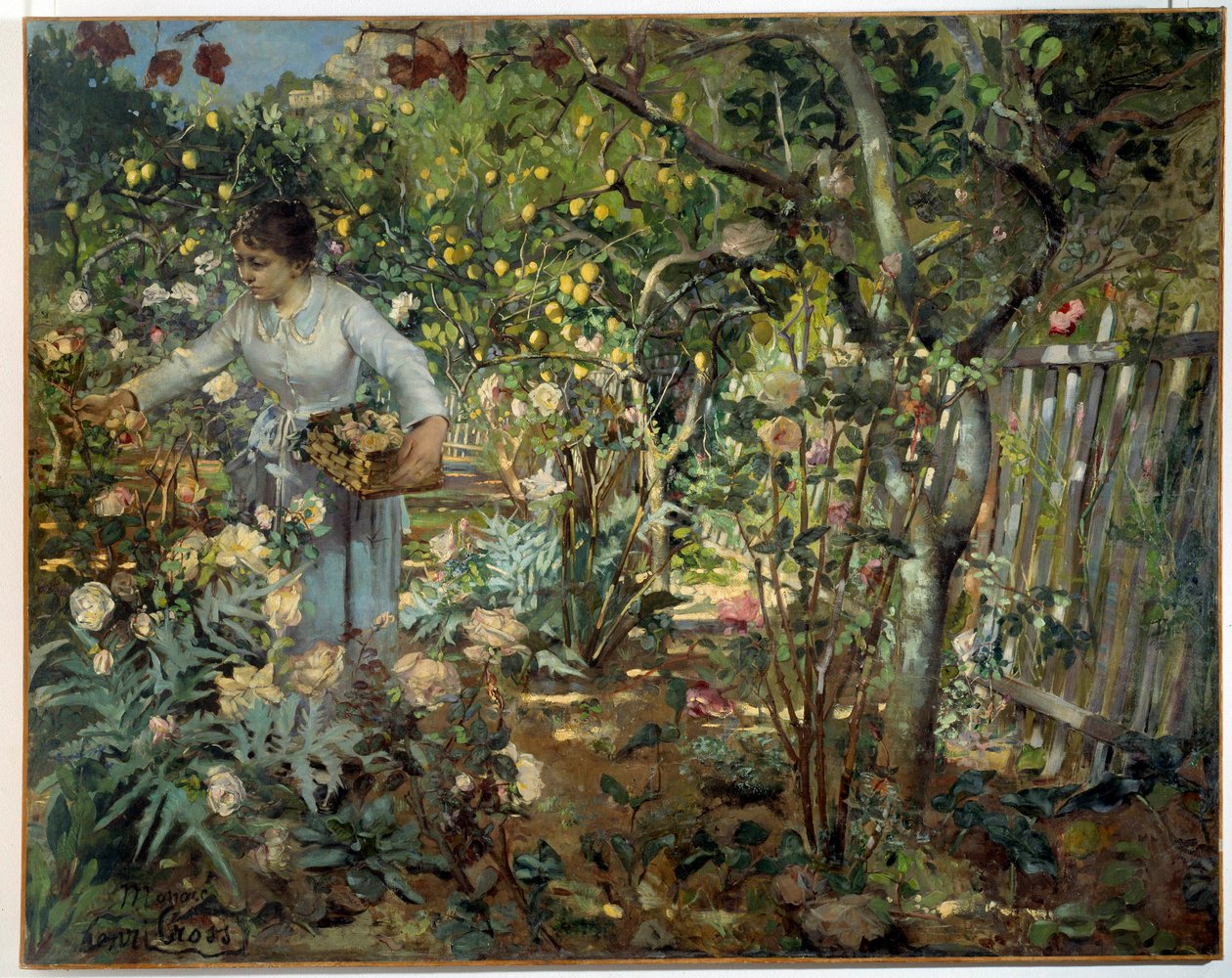 トレンツ・リャド モナコの薔薇 風景画 相次い 静物画 花 庭園