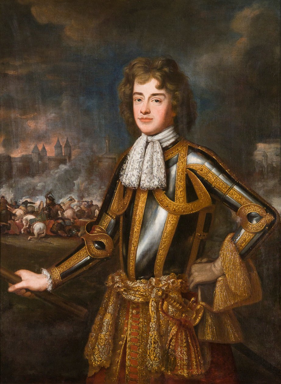 アンリ・ガスカール - リヒテンシュタイン皇太子フィリップ・エラスムス（1664-1704）の肖像 作： アンリ・ガスカー