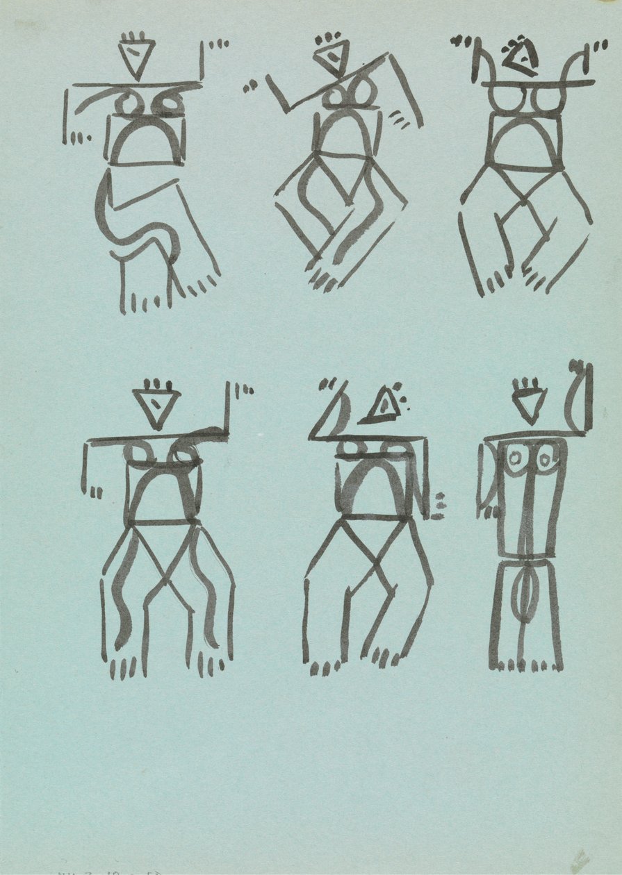 踊る人物に関する6つの研究 作： アンリ・ゴーディエ・ブレスカ
