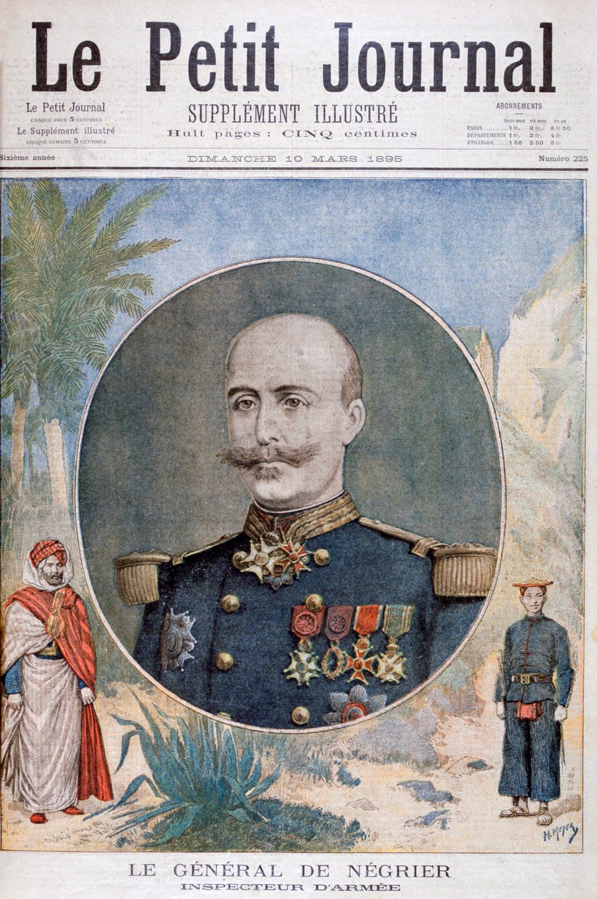 フランス軍の総監官、ドネグリエ将軍、1895年 作： アンリマイヤー