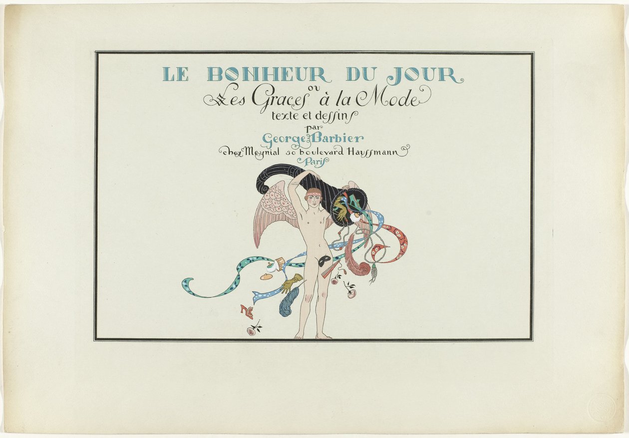 Joie de vivre: その日の幸福またはグレイセス・ア・ラ・モード The Happiness of the Day または Fashionable Graces (オブジェクトのタイトル) 作： アンリ・ライデル