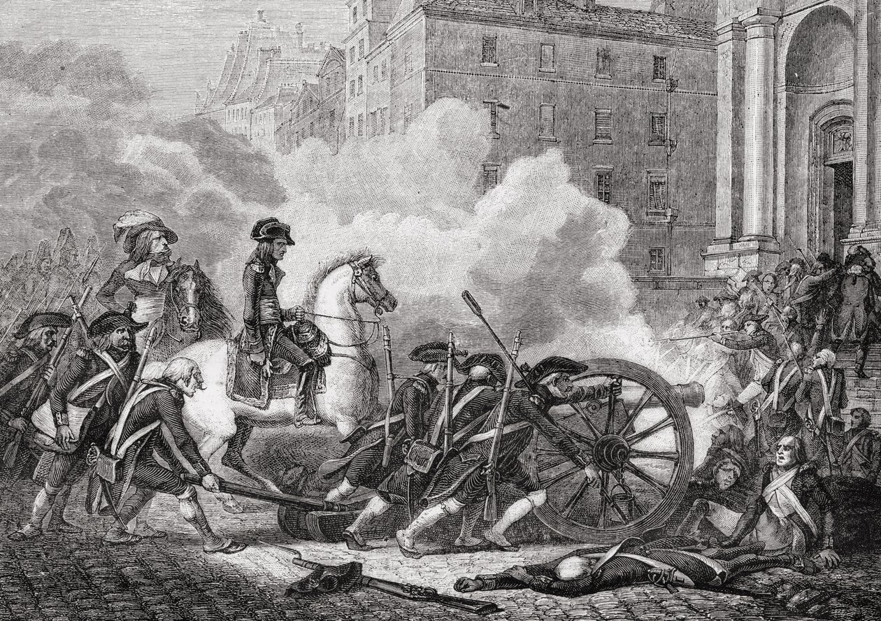 1795年5月、ポールジョナルド（d.1902）1847-62によって刻まれたルイブラン（1811-82）による「歴史革命フランセーズ」からのパリセクションの敗北 作： アンリ・ルノー