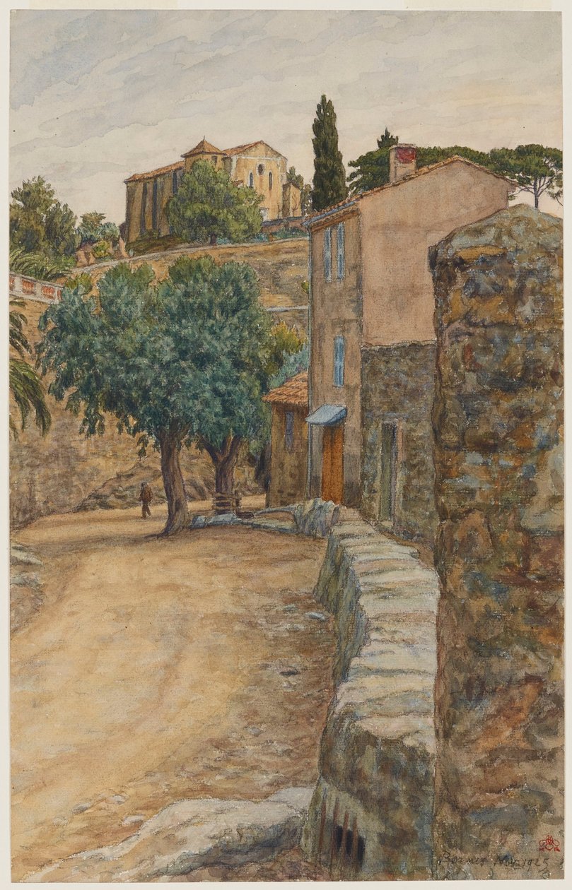 Straße in Bormes 作： アンリ・リヴィエール