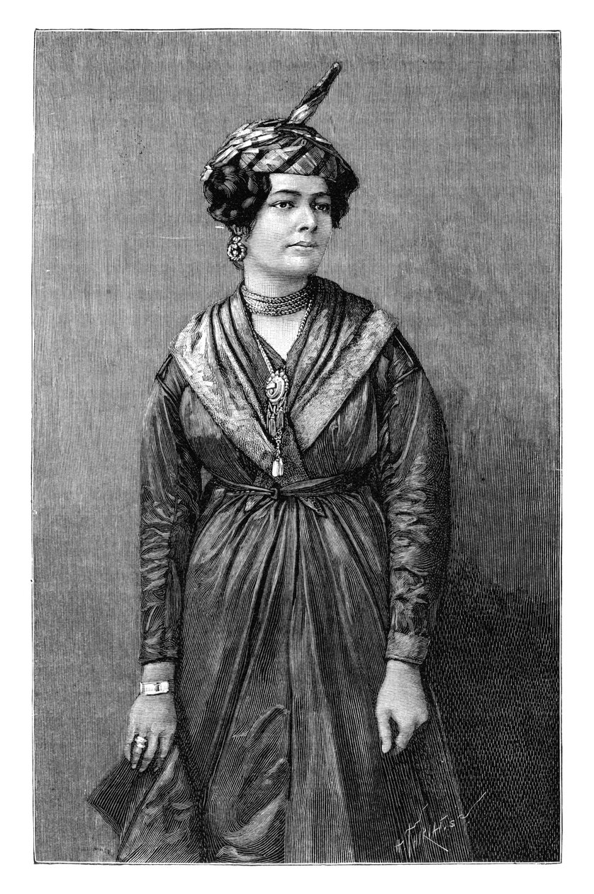 マルティニーク島のクレオール女性、c1890 作： アンリ・ティリアット