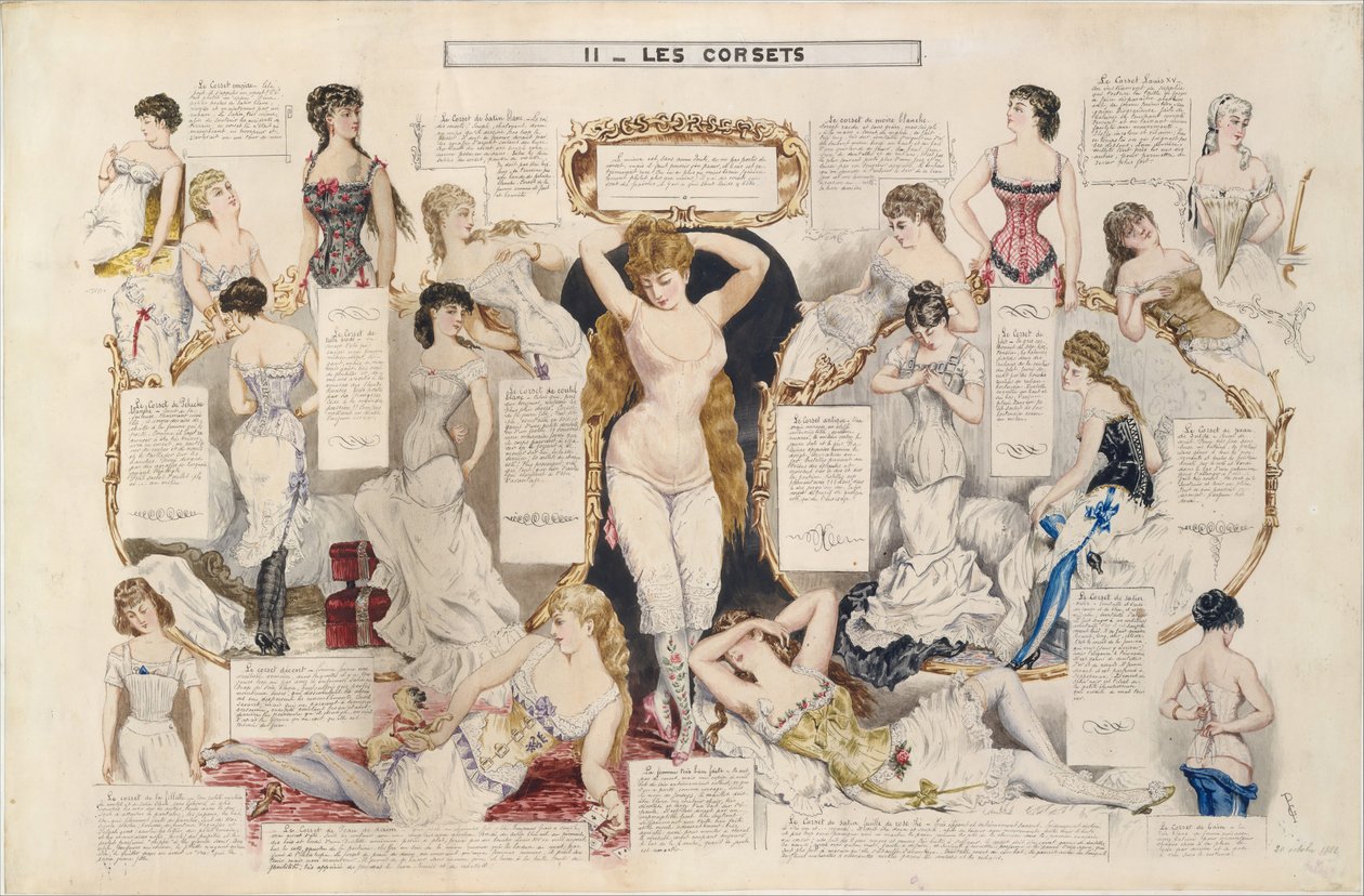 女性の研究、1882-90。 作： アンリ・ド・モントー
