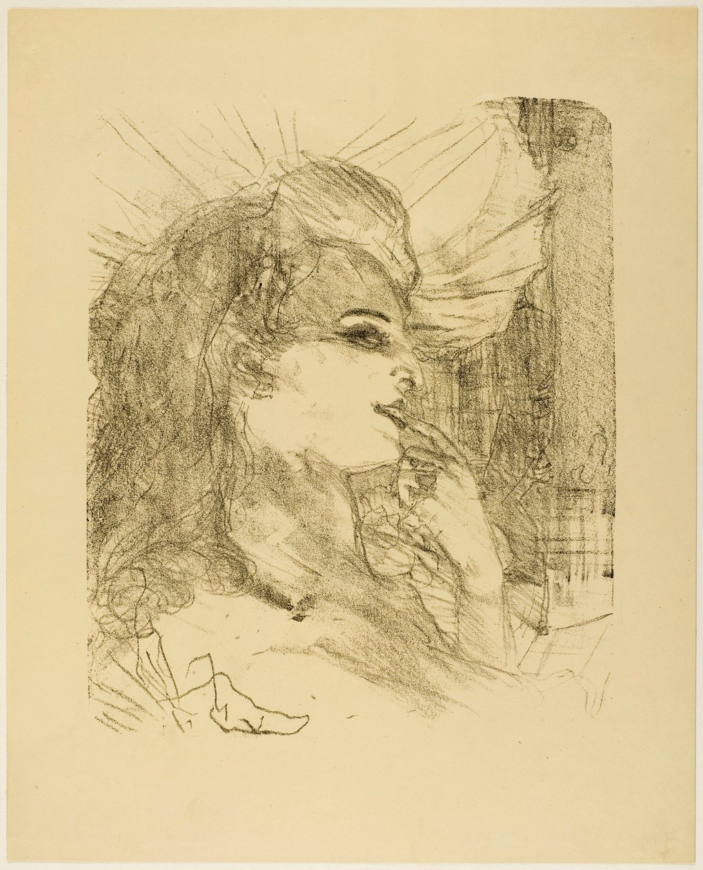 Treize Lithographys の Anna Held 作： アンリ・ド・トゥールーズ・ロートレック