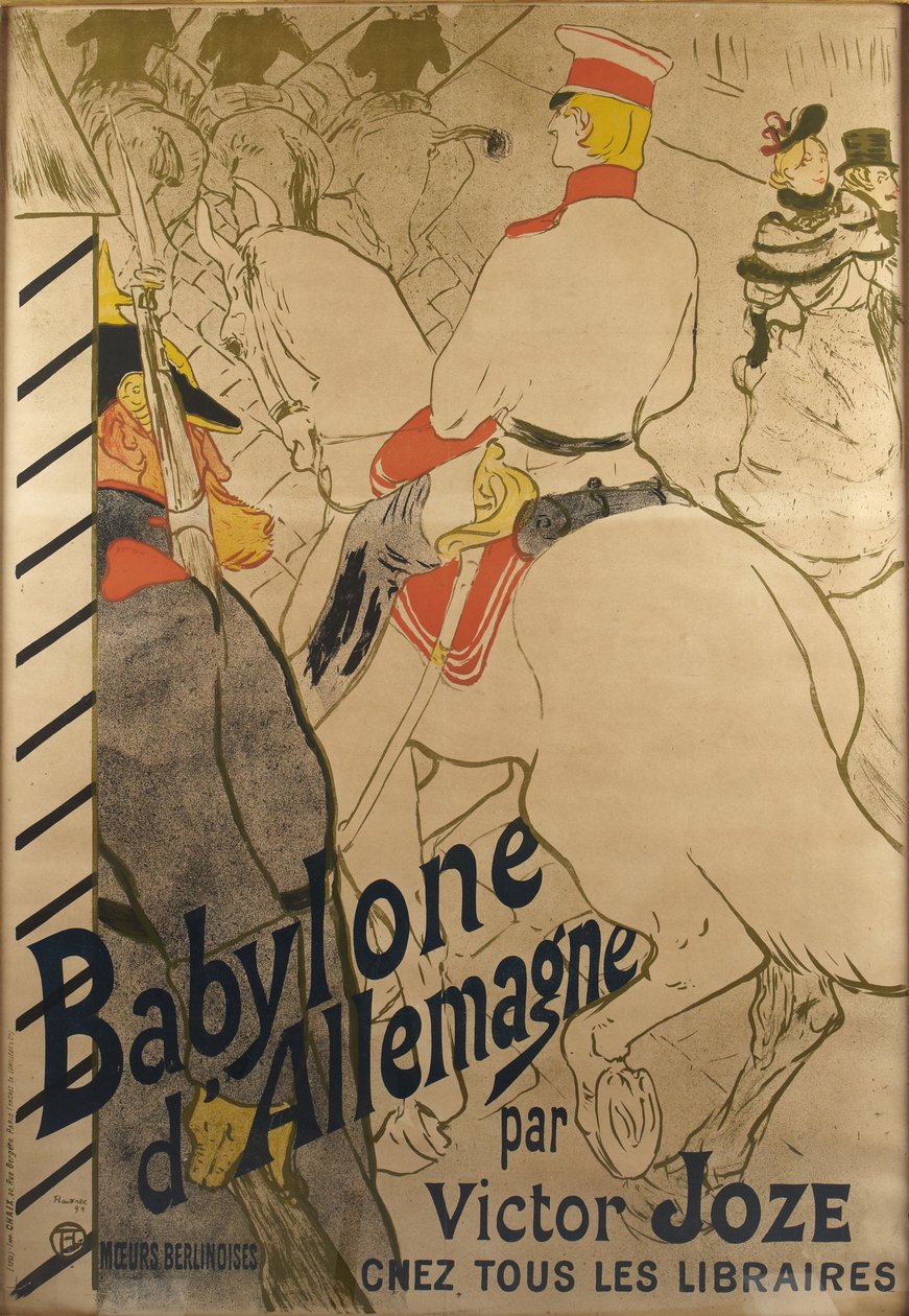 Babylon in Deutschland 作： アンリ・ド・トゥールーズ・ロートレック