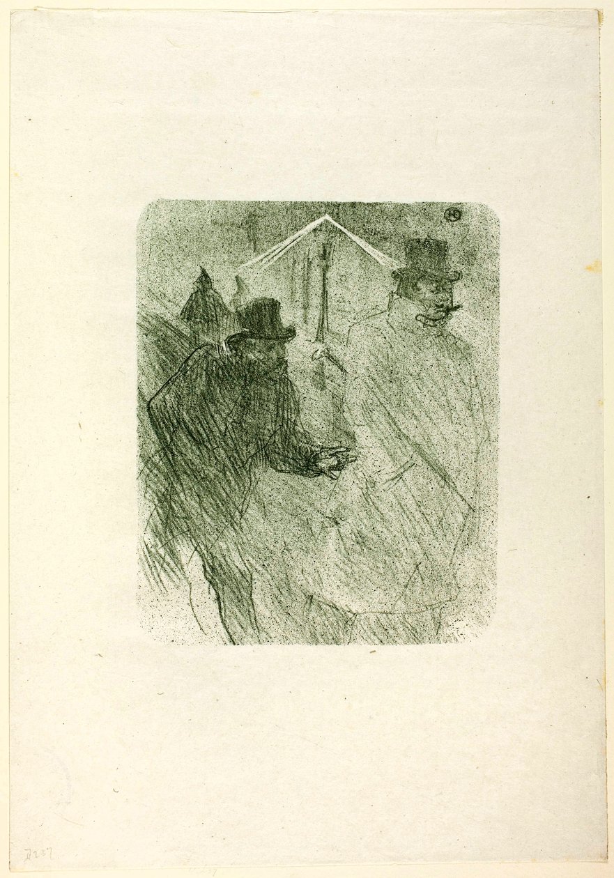 Au Pied du Sinaï より、Baron Moïse Begging 作： アンリ・ド・トゥールーズ・ロートレック