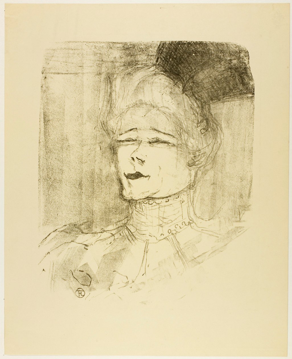 Treize Lithographys の Jeanne Granier 作： アンリ・ド・トゥールーズ・ロートレック