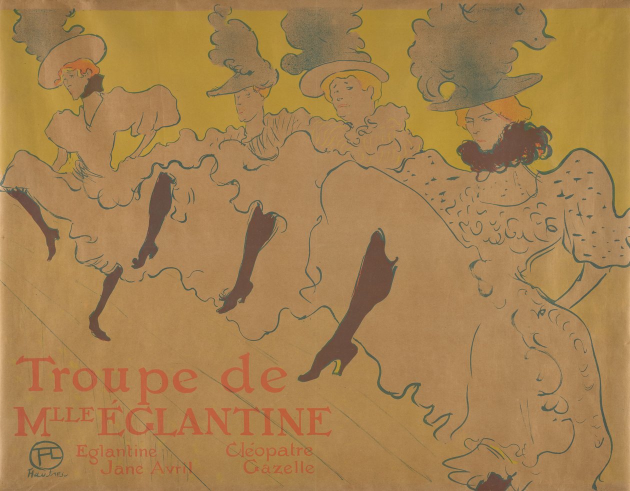 Die Truppe von Mademoiselle Églantine 作： アンリ・ド・トゥールーズ・ロートレック