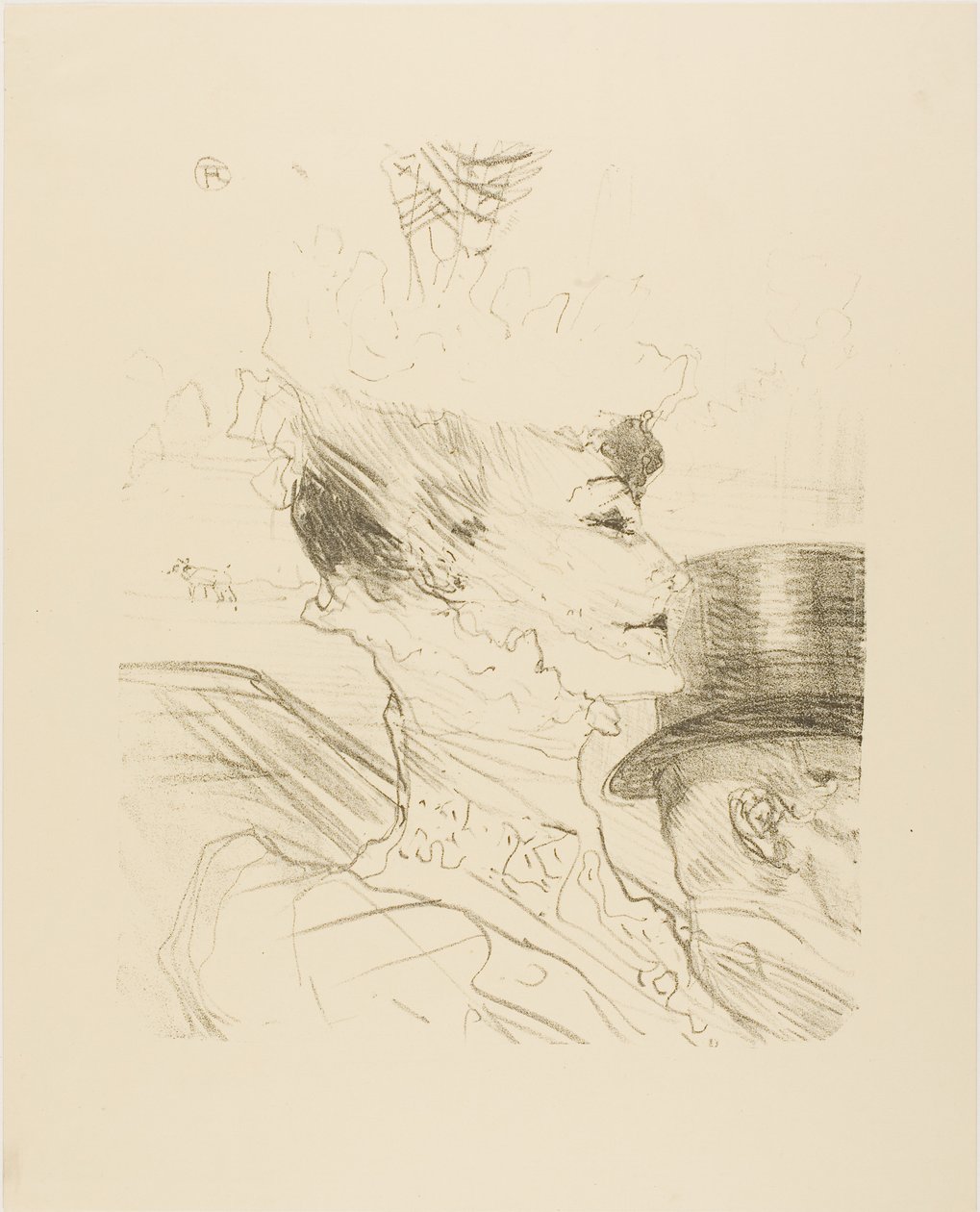 Treize Lithographies の Louise Balthy 作： アンリ・ド・トゥールーズ・ロートレック