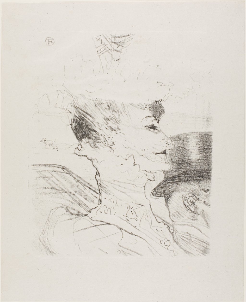 Treize Lithographies の Louise Balthy 作： アンリ・ド・トゥールーズ・ロートレック