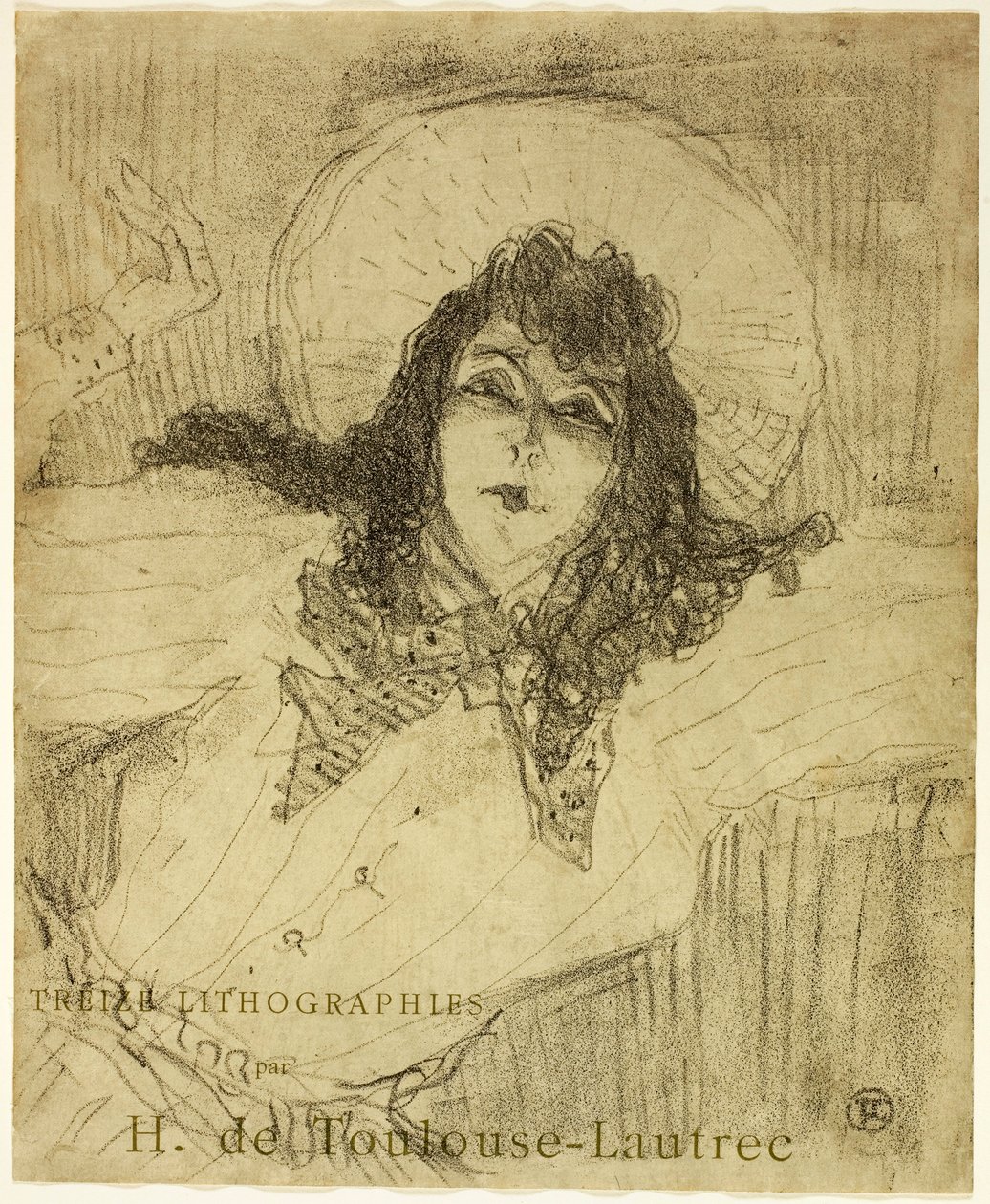 May Belfort、Treize Lithographies より 作： アンリ・ド・トゥールーズ・ロートレック