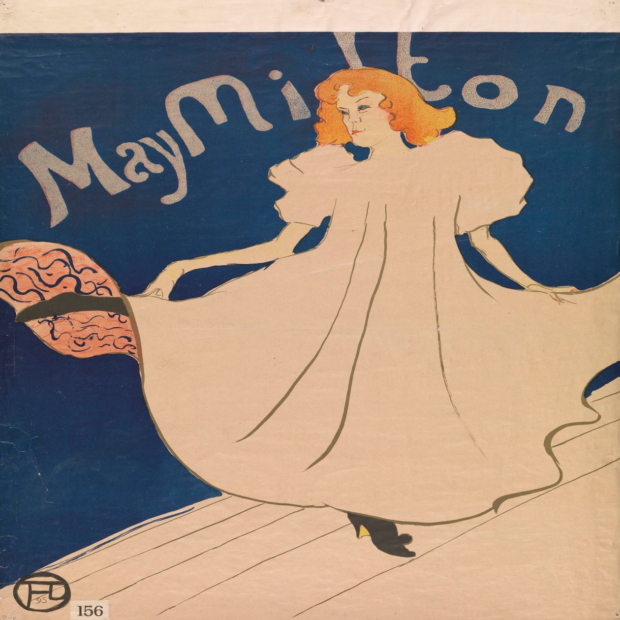 May Milton 作： アンリ・ド・トゥールーズ・ロートレック