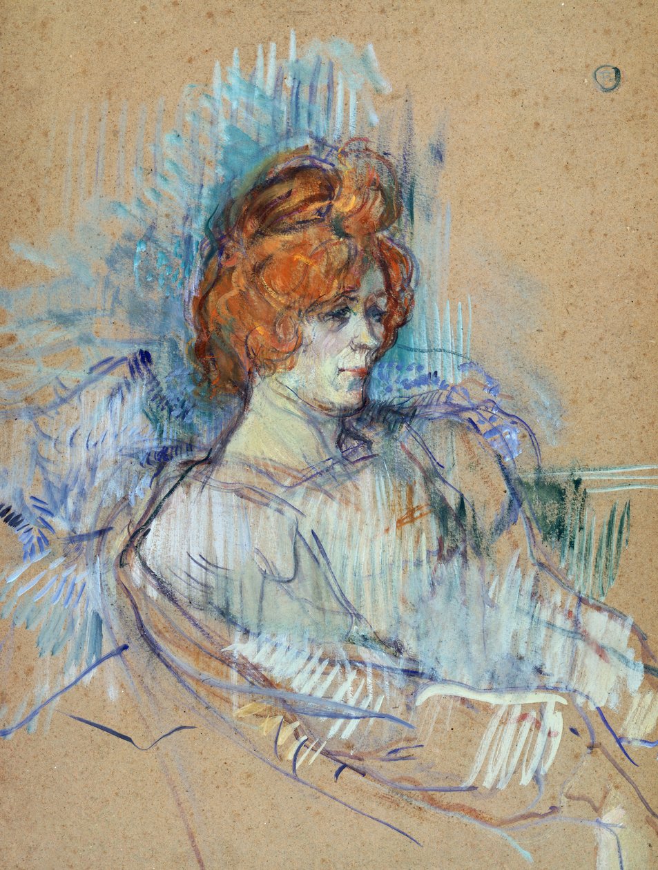 アンリ・ド・トゥールーズ＝ロートレック（1864-1901）の「舞台」。