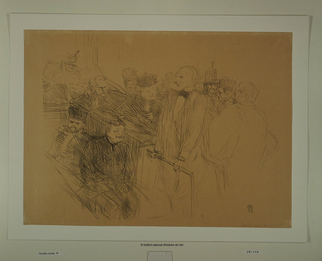 Prozess Dupas-Arton: Ribot sagt aus 作： アンリ・ド・トゥールーズ・ロートレック