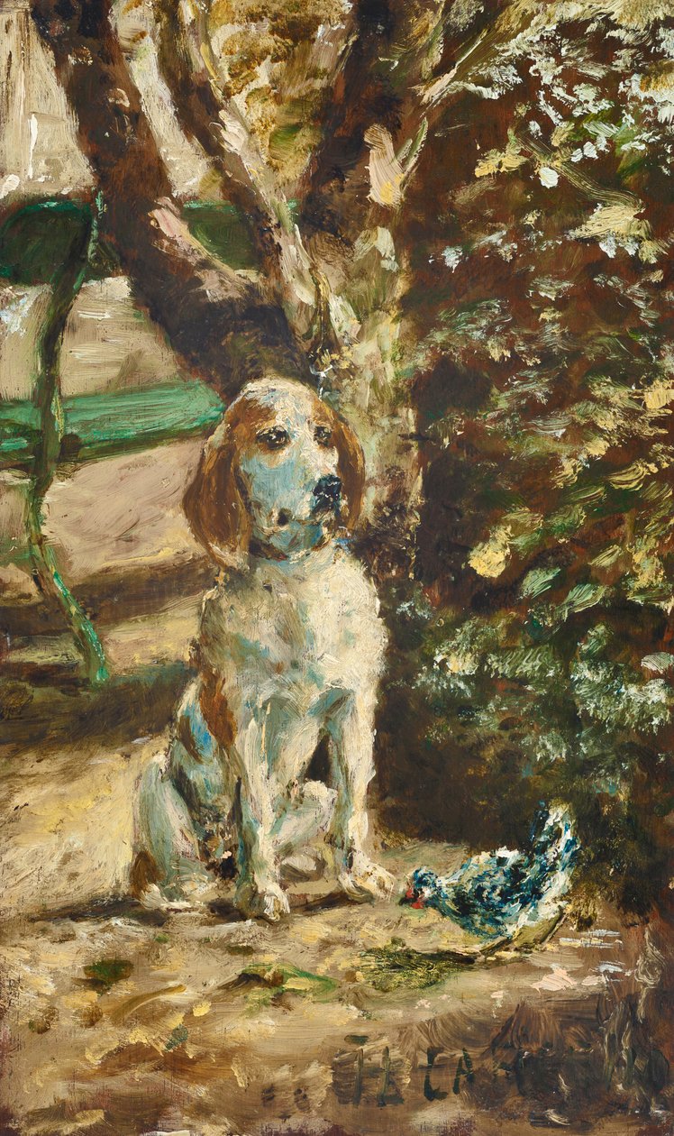 画家の犬フレッシュ 作： アンリ・ド・トゥールーズ・ロートレック