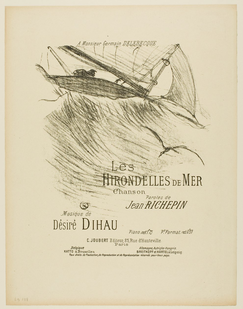 The Sea Swallows, from Mélodies de Désiré Dihau   1293274   ja       japanese Successfully Translated  Original: Christ among the Doctors, 1515. Translat: Christ among the Doctors, 1515. 1200724 ja japanese Successfully Translated Original: Double Cartouch 作： アンリ・ド・トゥールーズ・ロートレック