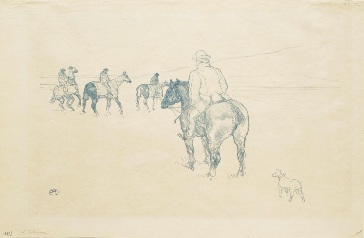 調教師 作： アンリ・ド・トゥールーズ・ロートレック