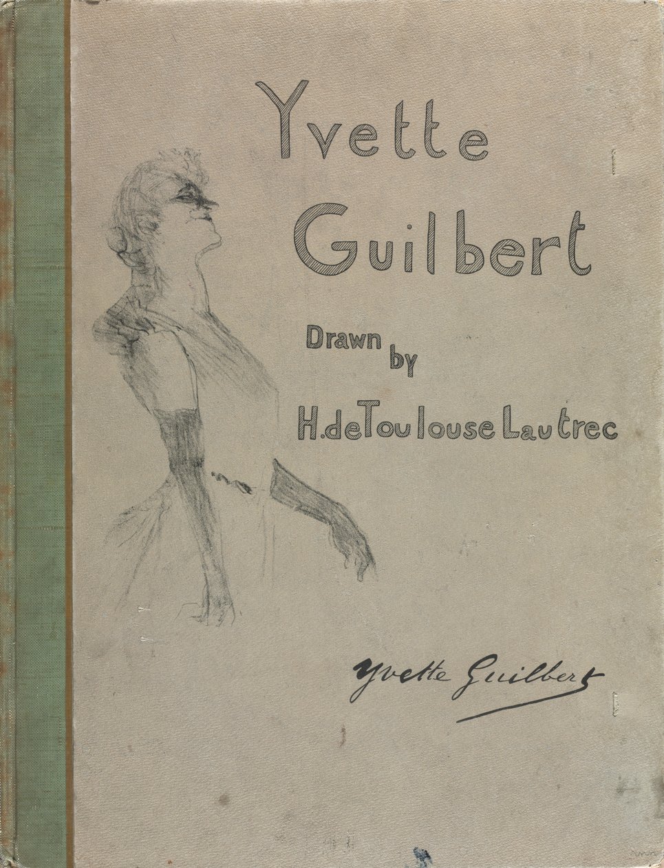 Yvette Guilbert-英語シリーズ 作： アンリ・ド・トゥールーズ・ロートレック
